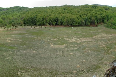 Genera view of the peat bog Lagacci (Piacenza province)
