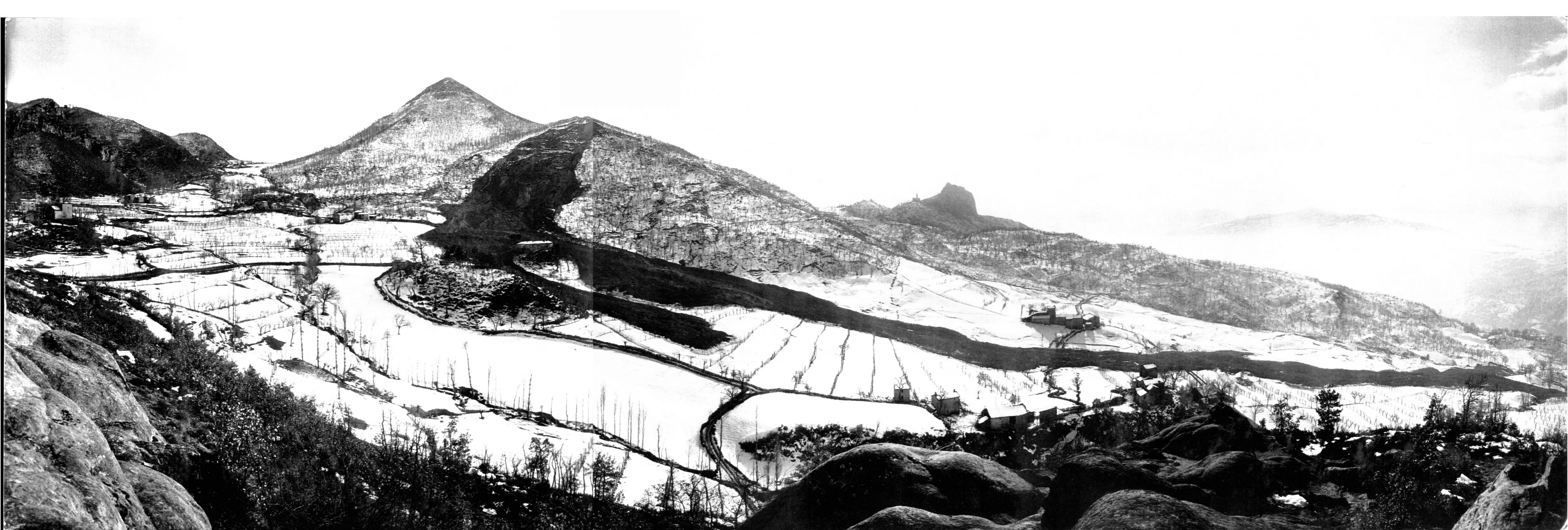 Landslide located in Vimignano (Bo)-January 1952