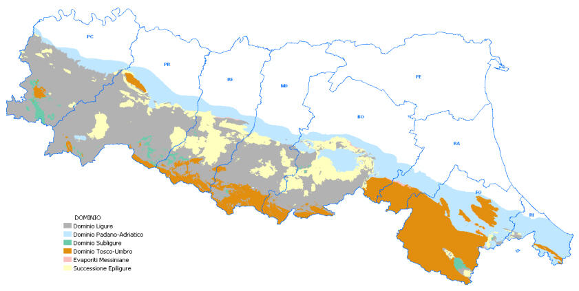 Map of Geological-Structural Domains 