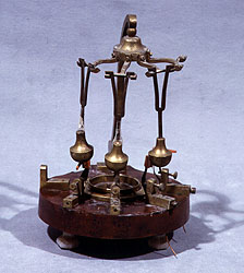 old seismograph, 1873 Specola museum, University of Bologna, Faculty of Astronomy