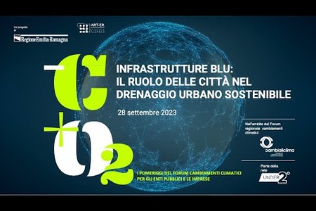 Infrastrutture blu: il ruolo delle città nel drenaggio urbano sostenibile | Webinar 28 settembre 2023