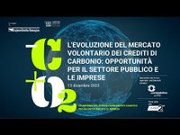 L'evoluzione del mercato volontario dei crediti di Carbonio: opportunità per il settore pubblico e le imprese | Webinar 13.12.2023