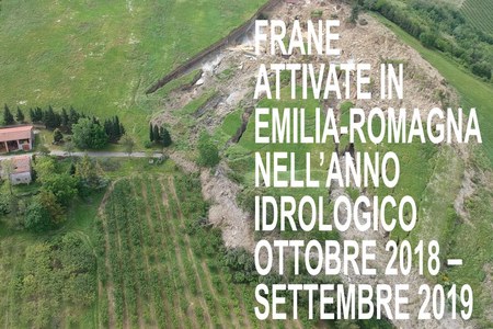 Frane attivate in Emilia-Romagna nell'anno idrologico ottobre2018 - settembre2019