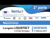 Il progetto LIQUEFACT in Emilia-Romagna | Registrazione webinar 2° parte | 17 febbraio 2021