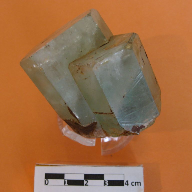 Berillo Aquamarina, cristalli prismatici tabulari