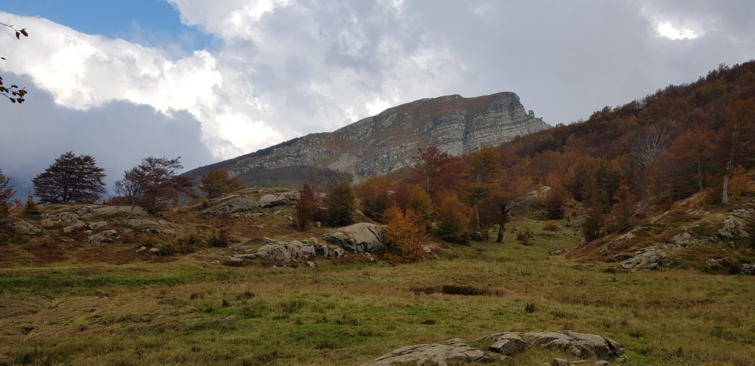 Località Badignana, sopra Lagdei, dove sono state eseguite trivellate a mano