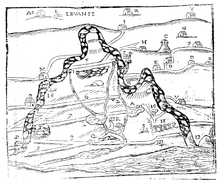 Pianta Comune Creda anno 1609