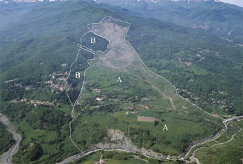La frana di Corniglio