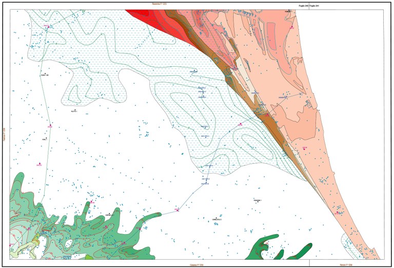 Carta geologica di sottosuolo (pianura costiera)
