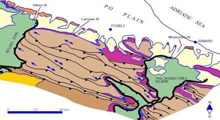 Carta Geologico-Strutturale dell'Appennino emiliano-romagnolo in scala 1:250.000