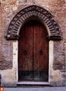 Casa Melloni, anticamente dei Bolognini: portale