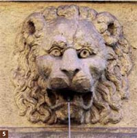 La Fontana Vecchia(arenaria) - particolare