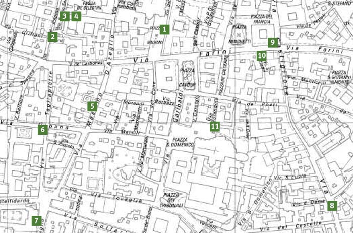 Mappa Quartiere di San Procolo