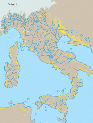 L'aspetto della penisola italiana durante l’ultimo picco glaciale 