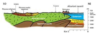 Pannello 2 - Sezione geologica