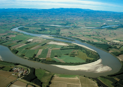 Paesaggio della piana del Po