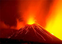 Fenomeni vulcanici(Eruzione sull'Etna)