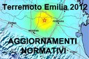 Aggiornamenti normativi sisma 2012