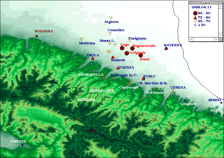 Terremoti del 1688 - Romagna