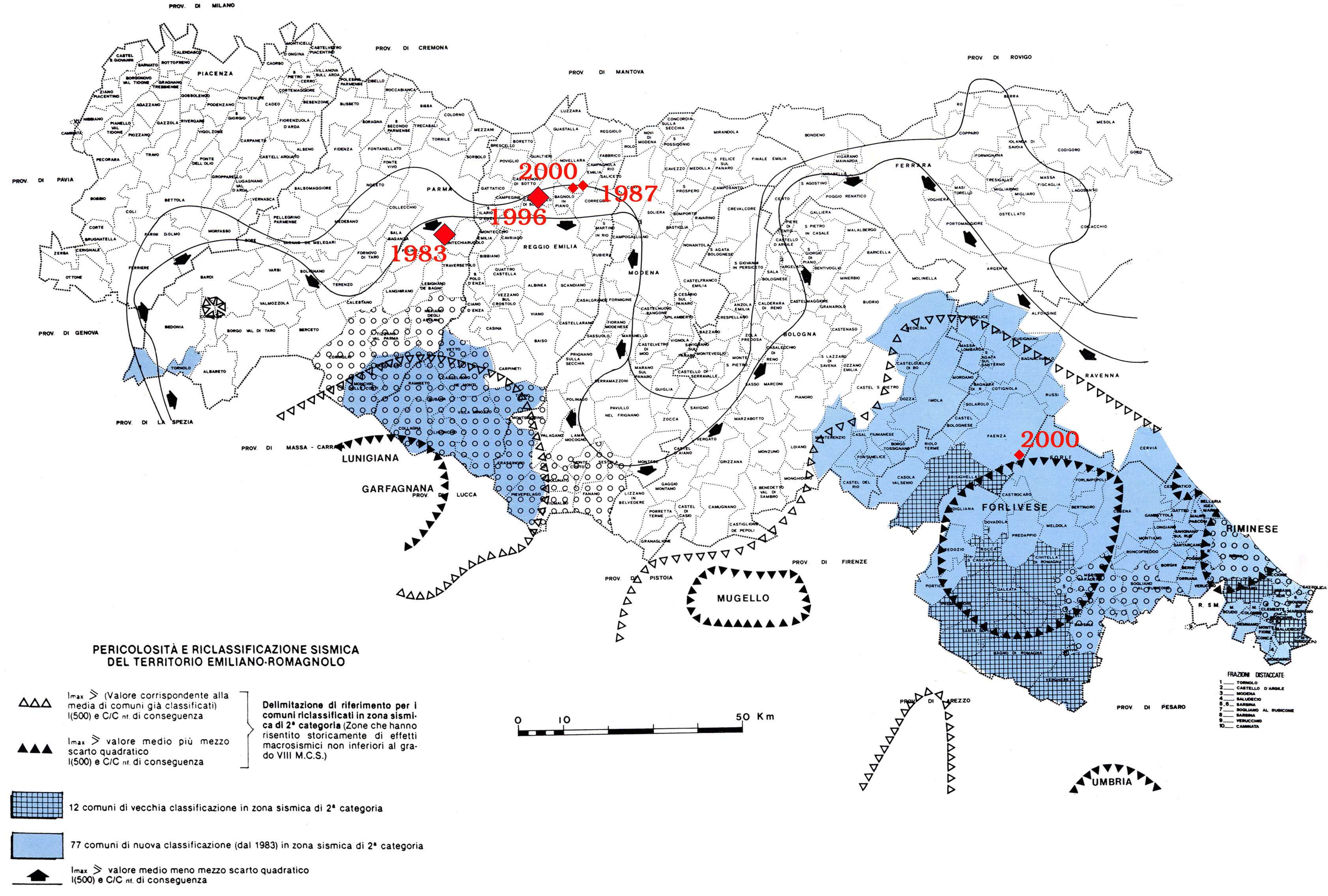 Pericolosità e riclassificazione sismica del territorio emiliano-romagnolo