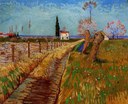 Vincent van Gogh, "Sentiero attraverso i campi con salici"