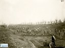 1920 circa. “Scariolanti” al lavoro durante la costruzione dei canali di bonifica nella bassa bolognese.