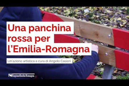 Una panchina rossa per l'Emilia-Romagna | Azione contro la violenza di genere | 25 novembre 2021