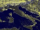 Italia vista satellite