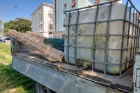 Fiume Lamone: demolite costruzioni abusive e rimossi materiali pericolosi a Faenza, nei pressi del “Ponte delle Grazie”