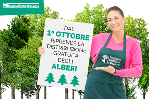 "Mettiamo radici per il futuro'", il 1° ottobre è ripartita la distribuzione degli alberi nei vivai per fare dell’Emilia-Romagna il corridoio verde d’Italia