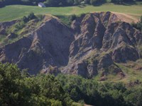 calanchi di argille rosse - Archivio Parco