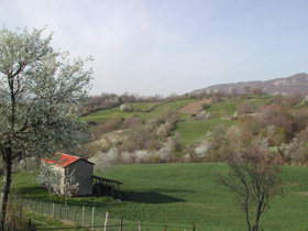 Paesaggio rurale di montagna a Casarola - Archivio Parco