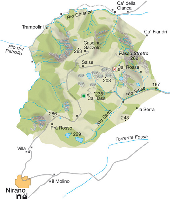 Mappa della Riserva