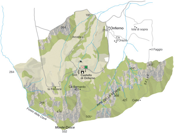Mappa della Riserva