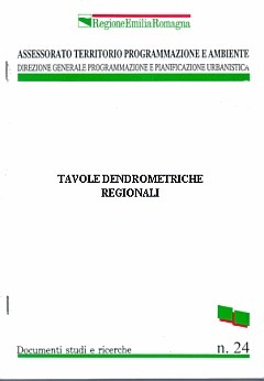 Copertina della pubblicazione cartacea nei tipi della Collana Documenti studi e ricerche dell'Assessorato Ambiente. Archivio Servizio Parchi e Risorse forestali RER 