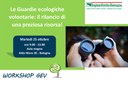 Workshop: le Guardie Ecologiche Volontarie: il rilancio di una preziosa risorsa!