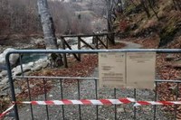 Rimane chiuso il percorso ciclopedonale lungo il torrente Scoltenna in località Ponte della Fola