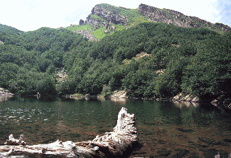 220 Il Lago Scuro nell'alta Val Parma. Foto Stefano Mazzotti, Mostra e Catalogo Biodiversità in Emilia-Romagna 2003