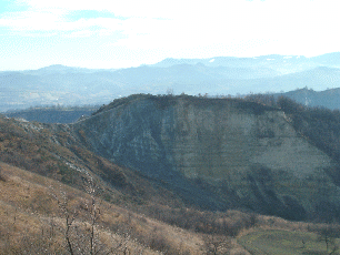 Rupe argillosa. Foto Ambrosini, archivio Servizio Parchi e Risorse Forestali della Regione Emilia-Romagna