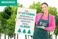 "Mettiamo radici per il futuro'", il 1° ottobre riparte la distribuzione degli alberi nei vivai per fare dell’Emilia-Romagna il corridoio verde d’Italia