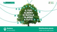 Distribuzione alberi a Modena il 17 dicembre 2022 - Progetto Mettiamo Radici per il Futuro