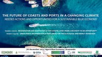 Il futuro di coste e porti in un clima che cambia: azioni necessarie e opportunità per un'Economia Blu sostenibile - Conferenza 7 novembre 2023 a Ecomondo, Rimini.